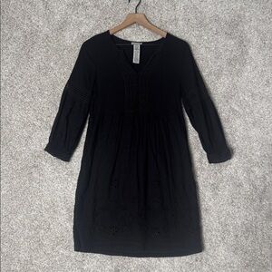 Tommy Bahama delicate flora Maxi dress black‎ XXS